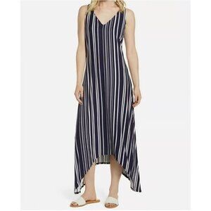 Tommy Bahama Women's Navy Stripe Maxi Dress - Small